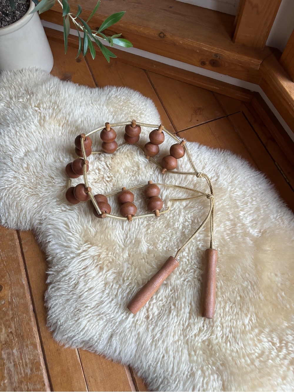 Vintage Wooden Back Massager
